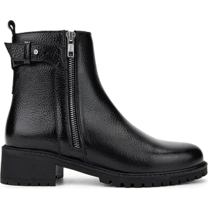 Tamer Tanca Kadın Deri Siyah Floter Casual Bot 33 2013 Bn Bot SK24-25 Sıyah Fltr