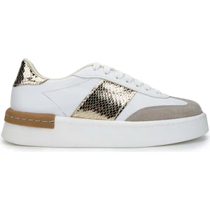 Tamer Tanca Kadın  Deri Beyaz Sneakers & Spor Ayakkabı 817 088 Bn Ayk SK24-25 Byz Cılt/byz Suet