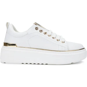 Tamer Tanca Kadın Vegan Beyaz Sneakers & Spor Ayakkabı 817 08-2 Bn Ayk SK24-25 Beyaz Cılt