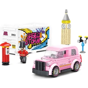 Sembo Block Famous Cars Londra Big Ben 298 Parça Yapı Blokları  (714513)
