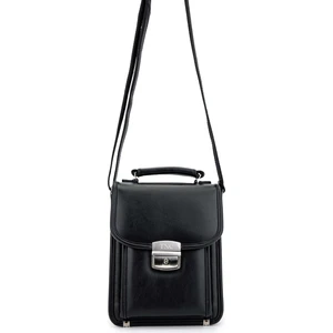 Tamer Tanca Erkek Vegan Siyah El Çantası 1012 2009 Erk Canta SK24-25 Sıyah