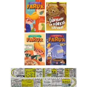 Faruk Serisi - Dünyanın En Korkak Hayvanı 4 Kitap - Caner Sarıoğlu – Matematik Öğreten Cetvel
