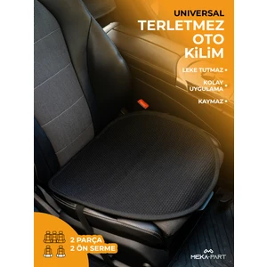 Meka Part Terletmez Koltuk Koruyucu Kılıf 2 Parça Serme Sadece Ön Universal