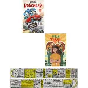Robonlar Bir Kaçıl Operasyonu - İyilik Timi 2 Kitap - Matematik Öğreten Cetvel