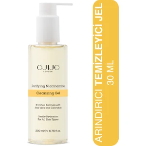 Ojijo London Niasinamid Arındırıcı Yüz Temizleyici Jel, 200 ml - Tüm Cilt Tipleri İçin Yüz Yıkama Jeli