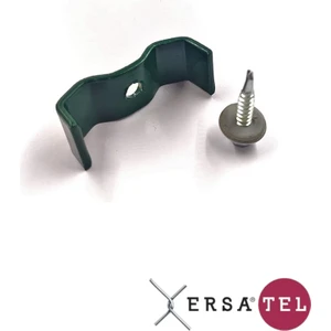 Ersa Tel Panel Çit Klips Bağlantı Aparatı 10 Adet (Vida Dahil)