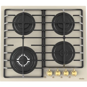 MOG.6176.111.01 Fildisi Woklu Cam Ankastre Ocak