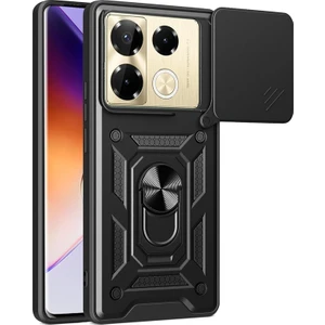 Infinix Note 40 Pro Kılıf Yüzüklü Sürgülü Kamera Korumalı Pars