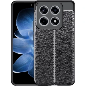 Xiaomi 14T Pro Kılıf Niss Deri Desen Silikon + Ekran Koruyucu