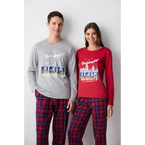 Pamuklu Holiday Çok Renkli Pantolon Pijama Takımı