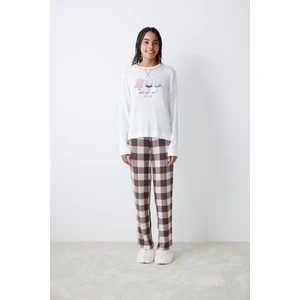 Cute Bear Ekru Sweatshirt
