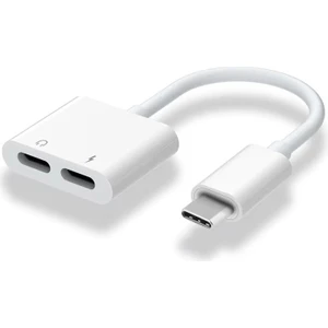 2in1 Type-C Kulaklık ve Şarj Dönüştürücü Hızlı Şarj Adaptör JH032
