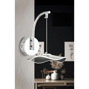 Istanbul Avize Şapka  Gümüş Üç Renk Ledli Lüx Modern Aplik