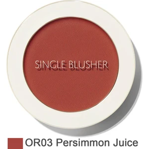 The Saem Single Blusher Tekli Allık - Persimmon Juice