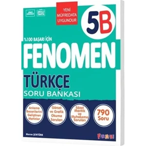 Fenomen Okul Yayınları 5. Sınıf Türkçe B Fenomen Soru Bankası