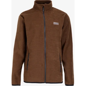 Discovery Expedition Düz Kahve Erkek Polar Sweatshırt D4WM-SWT3994