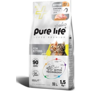 Pure Life Plus Tavuklu Yavru Kedi 1.5 kg