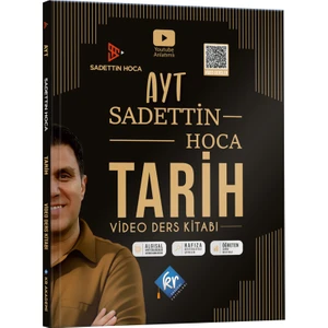 Kr Akademi Yayınları Sadettin Hoca Ayt Tarih Video Ders Kitabı Kr Akademi Yayınları