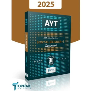 Toprak Yayıncılık 2025 AYT Sosyal Bilimler 1 30'lu Deneme