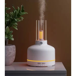 Hava Nemlendirici Aroma Difüzör Retro Lamba 280ML LED Işıklı Koku Yayıcı Buhar Makinesi