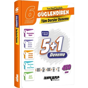 Ankara Yayıncılık 6. Sınıf Güçlendiren Tüm Dersler Denemeleri
