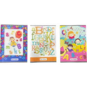 Plastik Kapak Tel Dikiş  Güzel Yazı Defteri Yeni Müfredat A4 40 Yp. ( 1 Adet )