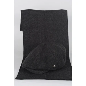 Peaky Blinders Model Balıksırtı Kışlık Kasket Şapka Atkı Hediyeli Kombin