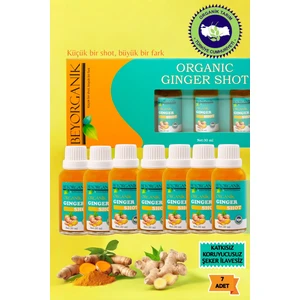 ORGANİK Ginger Shot (7 Adetx30ml) (PESTİSİT ANALİZLİ)