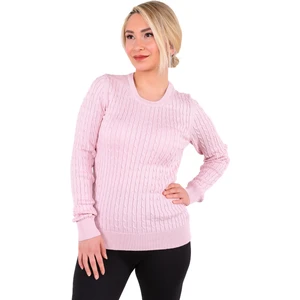 YMA Triko Bayan bisiklet yaka saç örgü kazak