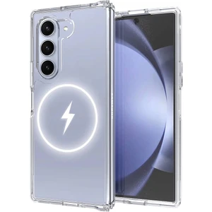 Galaxy Z Fold 6 Kılıf Magsafe Şarj Özellikli Şeffaf Sert Pc Redclick Embos Kapak