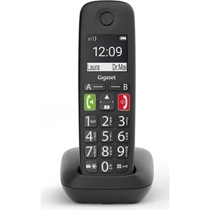 E290 Geniş Ekran Siyah Telsiz Dect Telefon