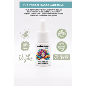 Yüz Yogası Masaj Yağı %100 Saf Doğal Organik 30 ml