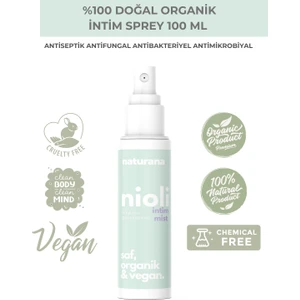 Doğal Organik Kadın ve Erkek İçin Nioli İntim Bakım Spreyi 100 ml