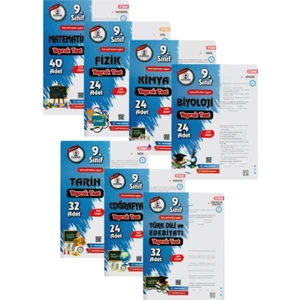 Özde Bir Yayınları 9. Sınıf Tüm Dersler Yaprak Test 7 Kitap