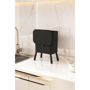 15 Litre Ayaklı Fonksiyonel Kapaklı Banyo ve Mutfak Çöp Kovası