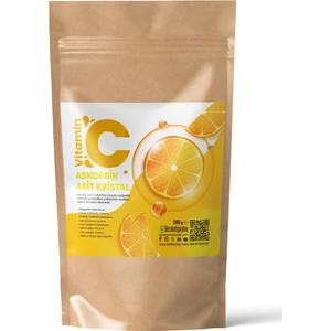 Bereket Garden Askorbik Asit Kristal - C Vitamini (Gıda Tipi) 500 Gr