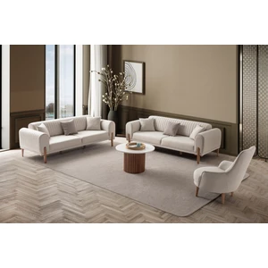 Edsy Home Galata 3+3+1 Koltuk Takımı Krem
