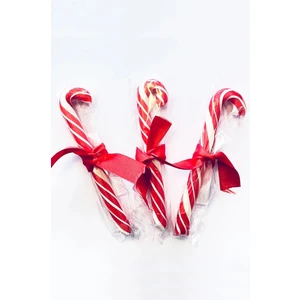 Doğum Günü Yılbaşı Baston Şeker Kırmızı 10 Adet