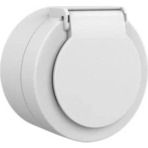 Xone Kapaklı Topraklı Priz Beyaz Sıva Üstü