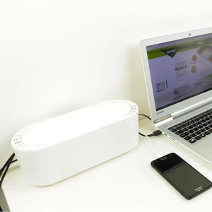 Kablo Düzenleyici Priz Kutusu, Çocuk Emniyeti için Priz Kutusu, Beyaz, (1 ADET)