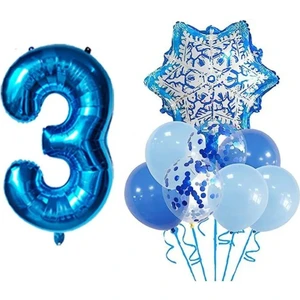 Düvenci Ticaret Kar Taneli Yaş Balon Set