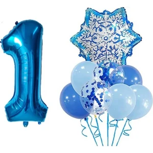 Düvenci Ticaret Kar Taneli Yaş Balon Set