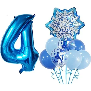 Düvenci Ticaret Kar Taneli Yaş Balon Set