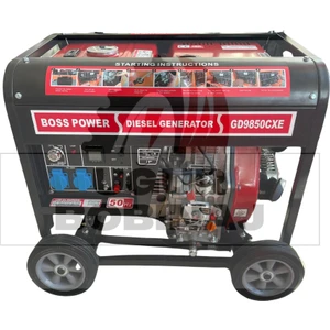 Boss Power 9.5 Kva Bakır Sargılı Dizel Marşlı Jeneratör Monofaze (220)