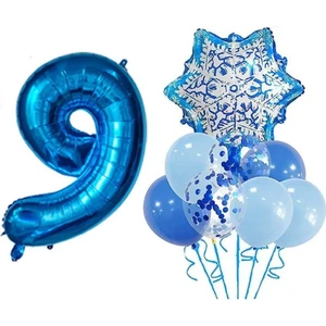 Düvenci Ticaret Kar Taneli Yaş Balon Set