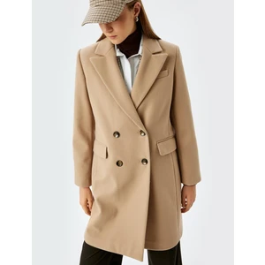 Bej Kadın Kaban 5WAK00187EW