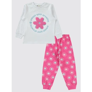 Civil Girls Kız Çocuk Pijama Takımı 2-5 Yaş Pembe Sıklamen