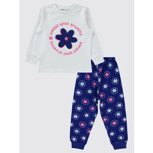 Civil Girls Kız Çocuk Pijama Takımı 2-5 Yaş Saks Mavisi
