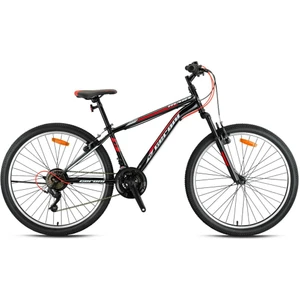 Mars Plus - 24  - Mtb - 12' - 21 Vites - V.b - Parlak Siyah-Kırmızı/beyaz