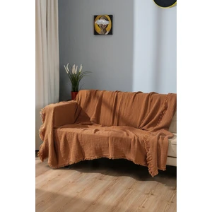4 Katlı Çift Taraflı Müslin Koltuk Örtüsü (200 x 200CM)